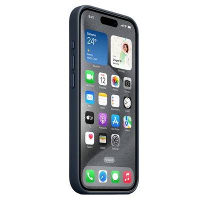 iPhone 15 Pro Max Custodia Leather MagSafe